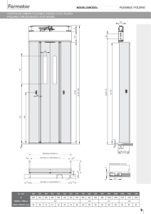 modelo/model: puerta de cabina plegable