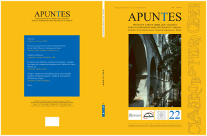 Revista APUNTES - Pontificia Universidad Javeriana