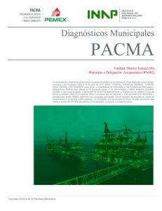 Diagnóstico Municipal PACMA :: Azcapotzalco, Distrito Federal