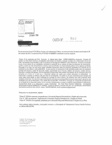 carta m - Ministerio de Agricultura