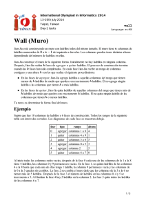 Wall (Muro) - International Olympiad in Informatics
