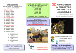 CONCURSO DE PIEDRA CON MULOS