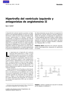 Hipertrofia del ventrículo izquierdo y antagonistas de angiotensina II