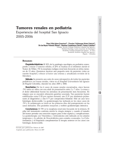 Tumores renales.pmd - Revista Urológica Colombiana