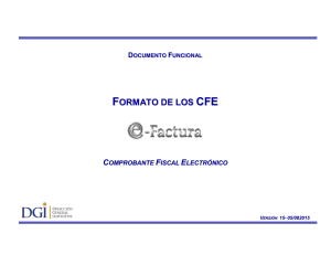 Formato CFE v15 - Factura Electrónica