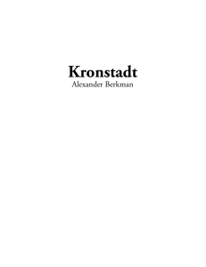 "Kronstadt", por Alexander Berkman