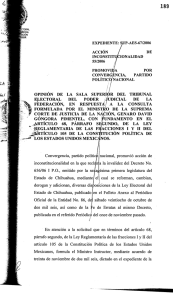 con}`erg ncia, partido - Suprema Corte de Justicia de la Nación