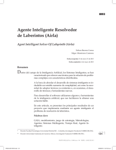 121 Agente Inteligente Resolvedor de Laberintos (Airla)