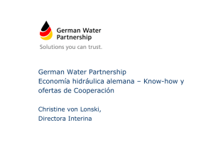 German Water Partnership Economía hidráulica alemana – Know