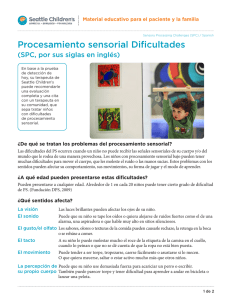 PE1108S Sensory Processing Challenges (SPC) - Spanish