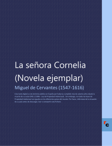 La señora Cornelia (Novela ejemplar)