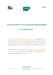 THE NATIONS TOTAL ENGLISH PROGRAMME