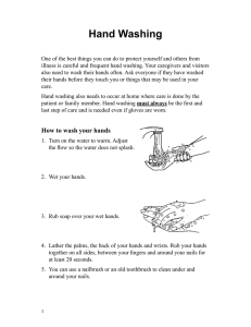 Hand Washing - Health Information Translations