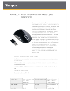AMW50US| Raton Inalambrico Blue Trace Optico