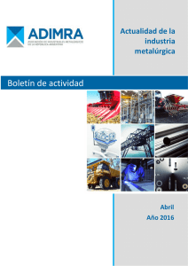 Boletin de Actividad Metalurgica
