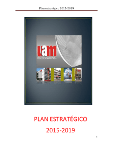 Plan estratégico 2015-2019