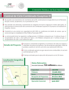 Central de Ciclo Combinado Guaymas III