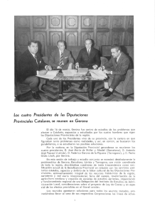 as Diputaciones Provinciales Catalanas, se