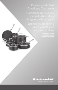 Professional Hard Anodized Cookware Ustensiles de