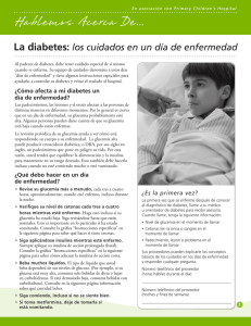 La diabetes: los cuidados en un día de enfermedad