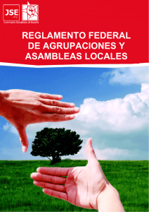 reglamento federal de agrupaciones y asambleas locales