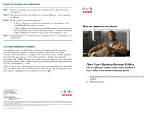 Cisco Agent Desktop - Browser Edition