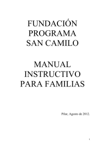 Manual - Fundación San Camilo