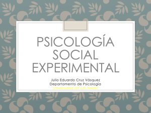 Psicología Social Experimental