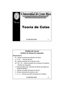 Teoría de Colas