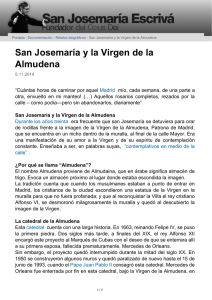 San Josemar   y la Virgen de la Almudena