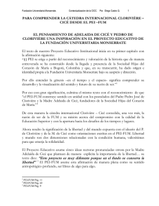 cic&eacute; desde el pei &ndash;fum - Fundaci&oacute;n Universitaria Monserrate