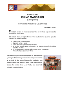 chino mandarín - Universidad Autónoma de Querétaro