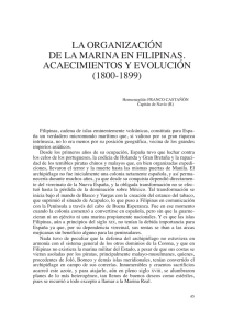La organización de la Marina en Filipinas