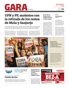 UPN y PP, molestos con la retirada de los restos de Mola y Sanjurjo