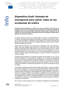 Dispositivo Ecall: llamada de emergencia para salvar vidas