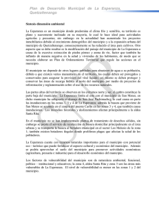 Plan de Desarrollo Municipal de La Esperanza, Quetzaltenango