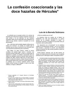 02 - La confesión coaccionada y las doce hazañas de Hércules
