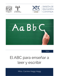 El ABC para enseñar a leer y escribir