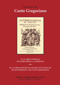 XV y XVI Jornadas de Canto Gregoriano