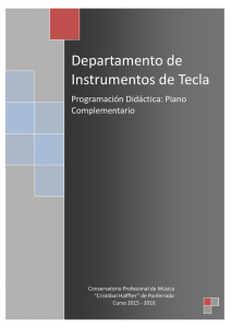 Departamento de Instrumentos de Tecla