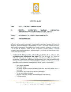 Directiva 09 - Universidad de San Buenaventura