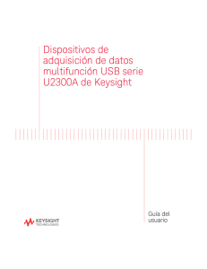 Dispositivos de adquisición de datos multifunción USB