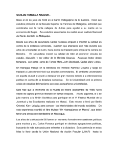 CARLOS FONSECA AMADOR. - Asamblea Nacional de Nicaragua