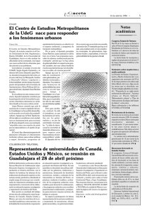 pagina 5 - La gaceta de la Universidad de Guadalajara