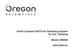 i.fresh Compact NCCO Air Sanitizing System for Car / Desktop