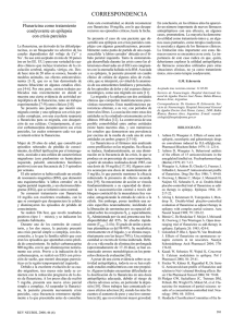 correspondencia - Revista de Neurología