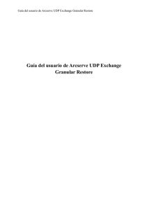Arcserve UDP Exchange Granular Restore