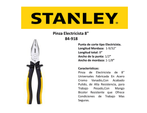 Pinza Electricista 8" 84-918