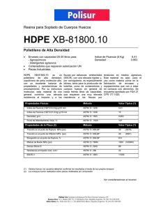 HDPE XB-81800.10