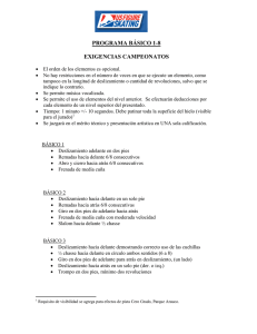 PROGRAMA BÁSICO 1-8 EXIGENCIAS CAMPEONATOS